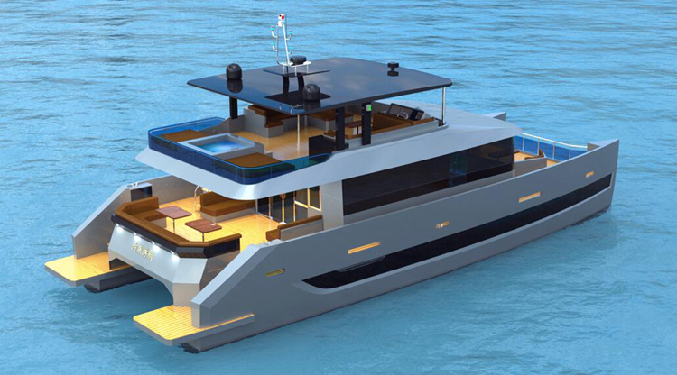 65尺铝合金双体游艇